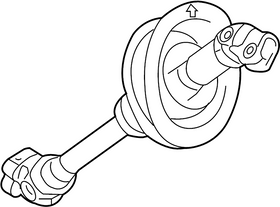 Audi Steering Shaft - Genuine VW Audi 8R1419753H - 0