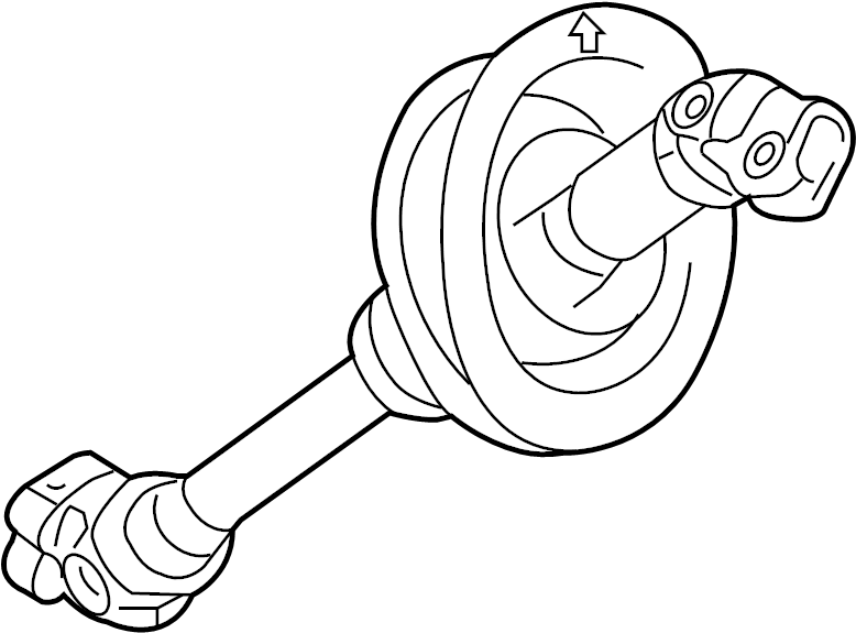 Audi Steering Shaft - Genuine VW Audi 8R1419753H - 0