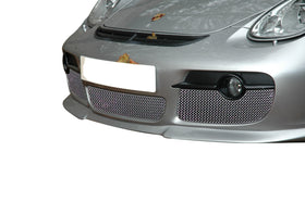 Zunsport Porsche Cayman 987.1 Full Front Grille Set  (Manual/Tip)  - Silver finish