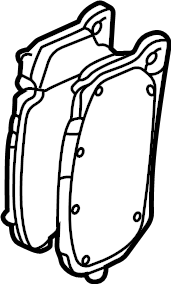 Audi Disc Brake Pad - Genuine Audi 4K0698151AE