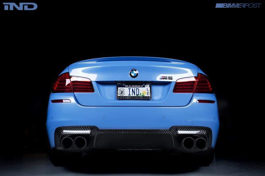 RKP BMW F10 M5 Carbon Front Lip - Checkerboard Weave