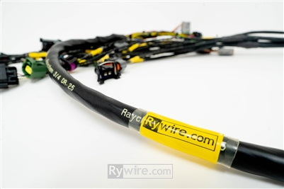 Rywire 13B Haltech Mil-Spec Eng Harness w/EV14 Inj/Denso 5th/6th Inj/Delphi Press Sensor/Bosch Knock