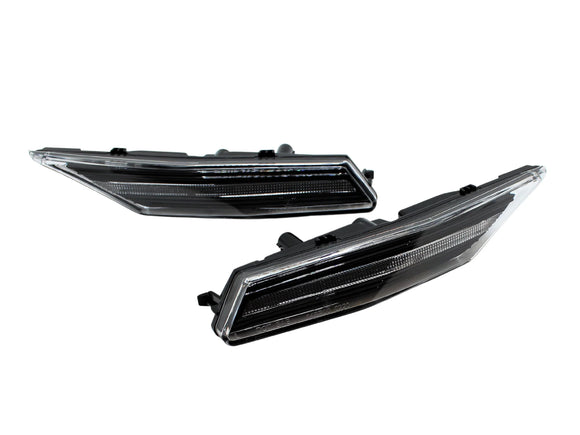 Flat 6 Motorsports - Clear or Smoked LED Side Markers (Taycan)