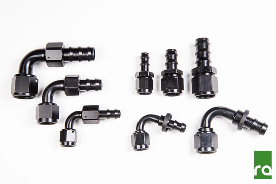 Radium Pushlok Hose End 10AN 60deg