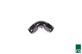 Radium Engineering 6AN Coupler Female to Female 90 DEG