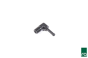 Radium Engineering 1/8in NPT Male to 3/16in Barb 90 Degree Fitting