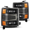 AlphaRex 04-15 Chevy 1500 NOVA-Series LED Proj Headlights Alpha BL w/Activ Light/Seq Signal & SB DRL-1