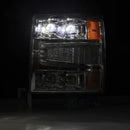 AlphaRex 04-15 Chevy 1500HD NOVA-Series LED Proj Headlights Chrome w/Activ Light/Seq Signal & SB DRL-4