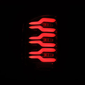 AlphaRex 14-18 Chevy Silverado 1500 Luxx-Series LED Tail Lights Alpha-Black w/Activ Light/Seq Signal - 0