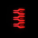 AlphaRex 14-18 Chevrolet Silverado Luxx-Series LED Tail Lights Black w/Activ Light/Seq Signal-4