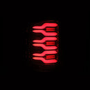 AlphaRex 14-18 Chevy Silverado 1500 Luxx-Series LED Tail Lights Black/Red w/Activ Light/Seq Signal-3