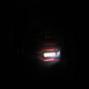 AlphaRex 14-18 Chevy Silverado 1500 Luxx-Series LED Tail Lights Black/Red w/Activ Light/Seq Signal-4