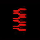 AlphaRex 14-18 GMC Sierra 1500/2500HD/3500HD LUXX-Series LED Tail Lights Alpha-Blk Actv Lgt Seq. Sig-3