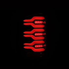 AlphaRex 14-18 GMC Sierra 1500/2500HD/3500HD LUXX-Series LED Tail Lights Alpha-Blk Actv Lgt Seq. Sig - 0