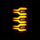 AlphaRex 14-18 GMC Sierra 1500/2500HD/3500HD LUXX-Series LED Tail Lights Blk w/Actv Light & Seq. Sig-4