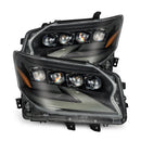 AlphaRex 14-19 Lexus GX460 (Non-AFS) NOVA LED Proj Headlights Alpha Black w/Activ Light/Seq Signal-1