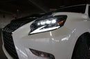 AlphaRex 14-19 Lexus GX 460 NOVA LED Projector Headlights Plank Style Black w/Activ Light/Seq Signal-2