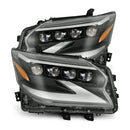 AlphaRex 14-19 Lexus GX 460 NOVA LED Projector Headlights Plank Style Black w/Activ Light/Seq Signal-1