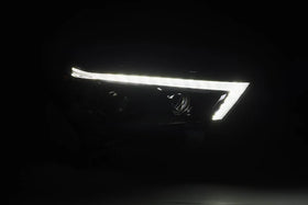 AlphaRex 14-20 Toyota 4Runner PRO-Series LED Proj Headlights Alpha-Black w/Sequential Signal/DRL - 0