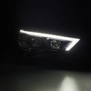 AlphaRex 14-22 Toyota 4Runner PRO-Series Projector Headlights Black w/Seq. Sig. + DRL-2