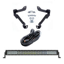Cali Raised 14-21 Toyota Tundra 32In Lower Bumper Hidden Led Light Bar Kit - Combo Beam No Switch-1