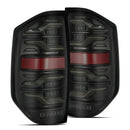 AlphaRex 14-21 Toyota Tundra LUXX LED Taillights Alpha Blk w/Activ Light/Seq Signal-1