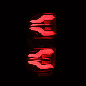 AlphaRex 14-21 Toyota Tundra LUXX LED Taillights Alpha Blk w/Activ Light/Seq Signal - 0