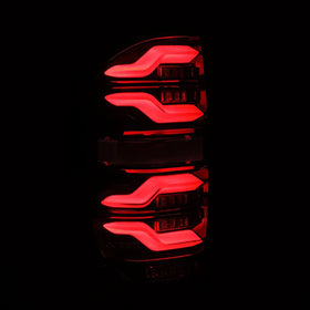 AlphaRex 14-21 Toyota Tundra LUXX LED Taillights Blk w/Activ Light/Seq Signal - 0