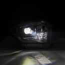 AlphaRex 14-21 Toyota Tundra LUXX-Series LED Proj Headlights Alpha-Blk w/Actv Light & Seq. Sig + DRL-4