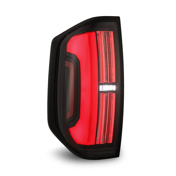 AlphaRex 14-21 Toyota Tundra Nova-Series LED Tail Lights - Black Red