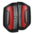 AlphaRex 14-21 Toyota Tundra Nova-Series LED Tail Lights - Black Red-1