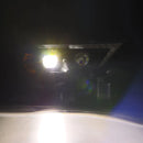 AlphaRex 14-22 Toyota 4Runner LUXX-Series LED Proj Headlights Blk w/Actv Light & Seq. Sig + DRL-4
