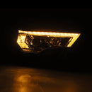 AlphaRex 14-22 Toyota 4Runner LUXX-Series LED Proj Headlights Chrome w/Actv Light & Seq. Sig + DRL-3