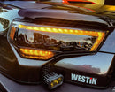 AlphaRex 14-22 Toyota 4Runner (2021 Req. Conv) NOVA LED Proj HL Blk w/Actv Light & Seq. Sig + SB DRL-2