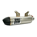 Big Gun 18-23 Yamaha WOLVERINE X4 EXO Stainless Slip On Exhaust-1