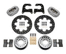 Wilwood Forged Dynalite Rear Drag Kit Drilled Rotor 58-64 Olds/Pontiac 1/2in Studs-2