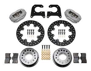 Wilwood Forged Dynalite Rear Drag Kit Drilled Rotor M-W / Lamb Ends 1/2in Studs
