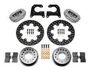 Wilwood Forged Dynalite Rear Drag Kit Drilled Rotor M-W / Lamb Ends 1/2in Studs-2