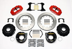 Wilwood Narrow Superlite 4R Rear P-Brk Kit 14.00in Red New Big Ford 2.50in Offset - 0