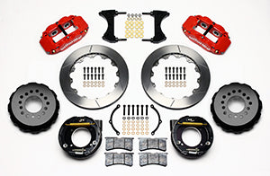 Wilwood Narrow Superlite 4R Rear P-Brk Kit 12.88in Red Chevy C-10 2.42 Offset 5-lug