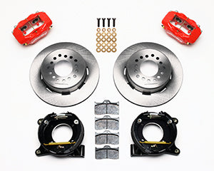 Wilwood Forged Dynalite P/S Park Brake Kit Red Chevy C-10 2.42 Offset 5-lug