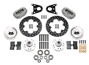 Wilwood Forged Dynalite Front Drag Kit Drilled Rotor Art Morrison Strut