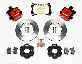 Wilwood Combination Parking Brake Rear Kit 11.00in Red Civic / Integra Disc 2.39 Hub Offset - 0