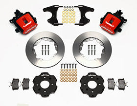 Wilwood Combination Parking Brake Rear Kit 11.00in Red Civic / Integra Drum 2.46 Hub Offset - 0