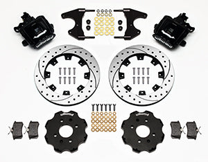 Wilwood Combination Parking Brake Rear Kit 12.19in Drilled Civic / Integra Drum 2.46 Hub Offset