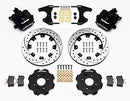 Wilwood Combination Parking Brake Rear Kit 12.19in Drilled Civic / Integra Drum 2.46 Hub Offset-2