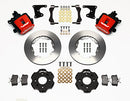 Wilwood Combination Parking Brake Rear Kit 11.00in Red Civic / Integra Drum 2.71 Hub Offset-2