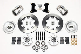 Wilwood Forged Dynalite Front Kit 12.19in Polished 74-80 Pinto/Mustang II Disc Spindle only - 0