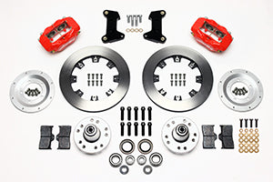 Wilwood Forged Dynalite Front Kit 12.19in Red 74-80 Pinto/Mustang II Disc Spindle only