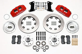 Wilwood Dynapro 6 Front Hub Kit 12.19in Drilled Red 67-69 Camaro (*Line Kit Needed*) - 0